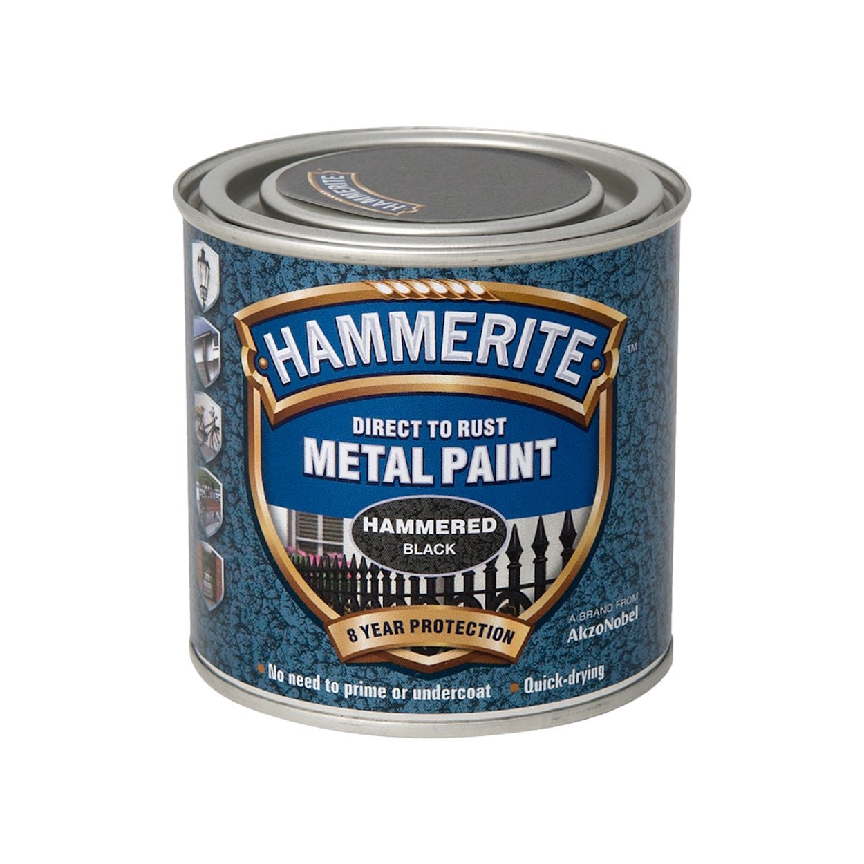 Hammerite Hammered Black 250ml