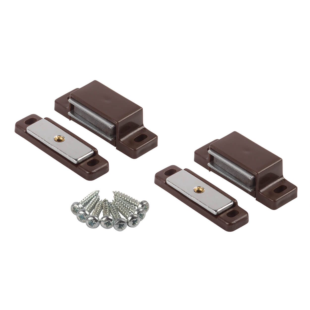 Magnetic Catch 4 Kg Plastic Brown Moveable Plate