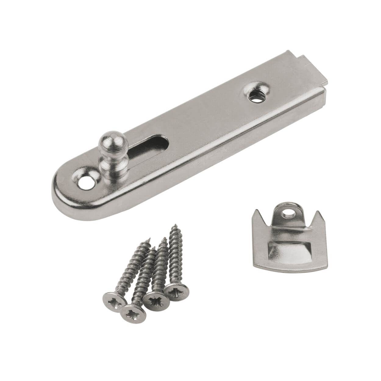 Furniture Bolt 50 Mm Nickel Plated Straight