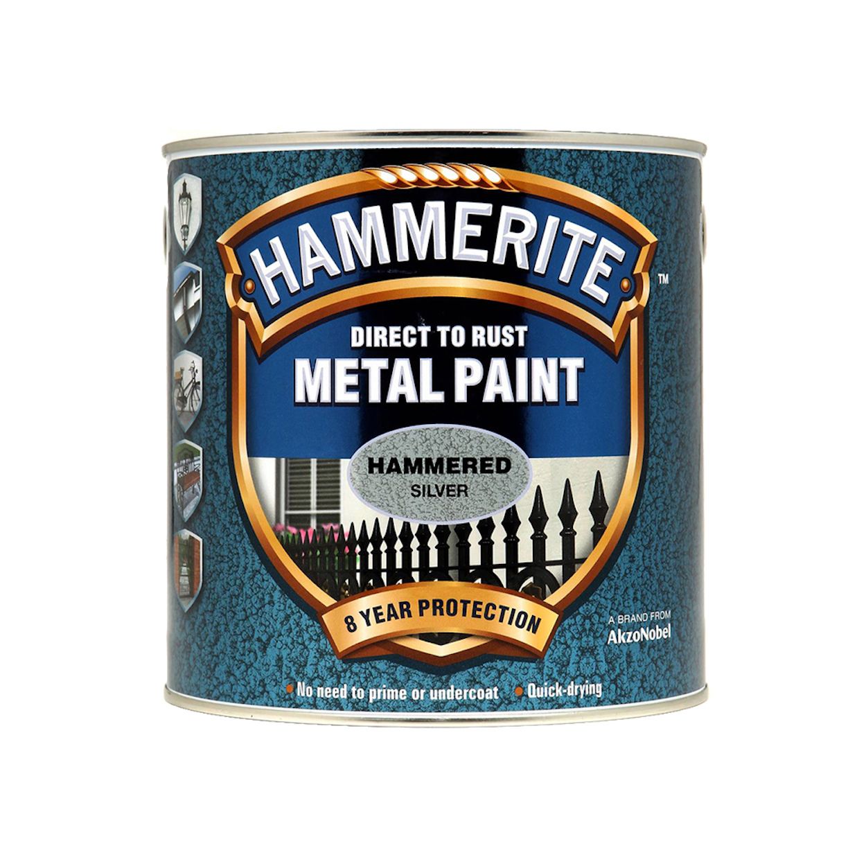 Hammerite Hammered Silver 2.5L