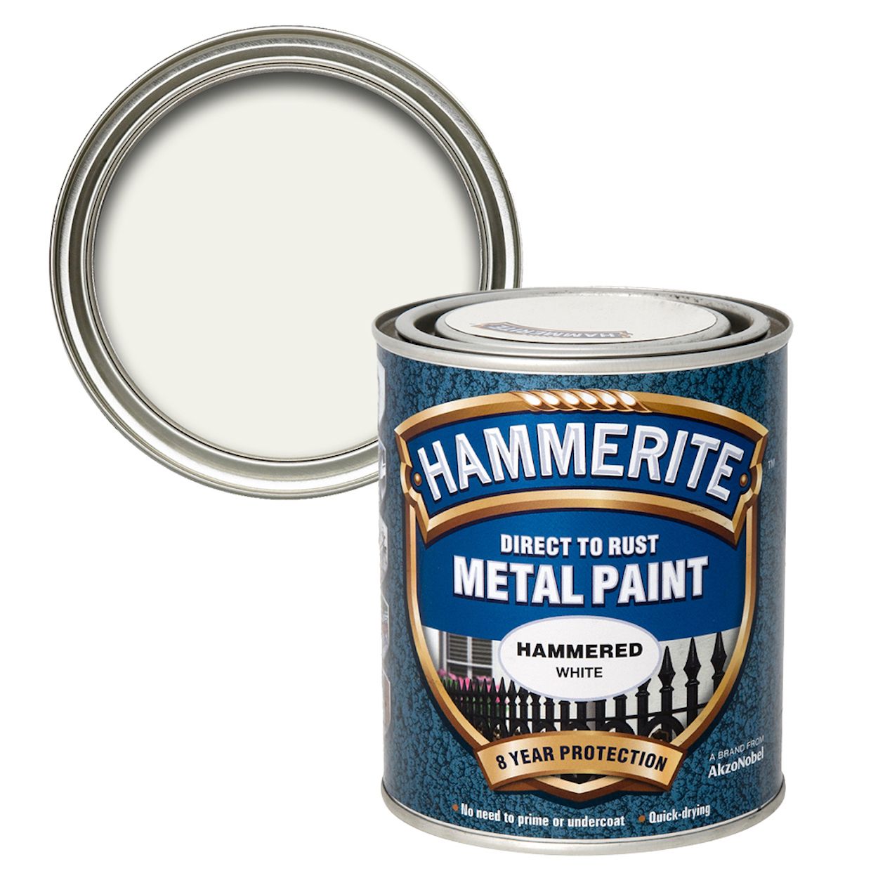 Hammerite Hammered White 250ml