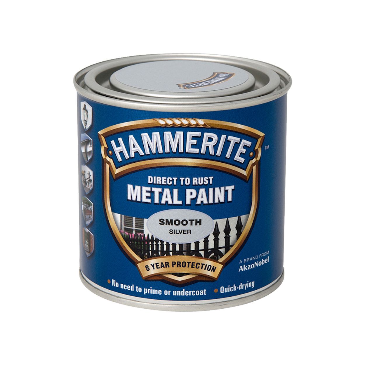 Hammerite Smooth Silver 250ml