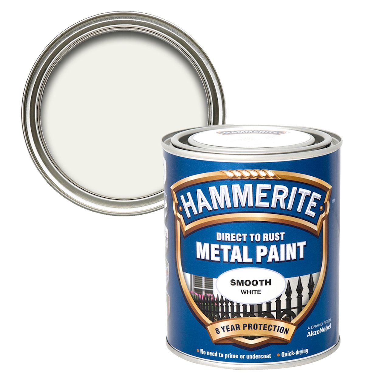 Hammerite Smooth White 250ml