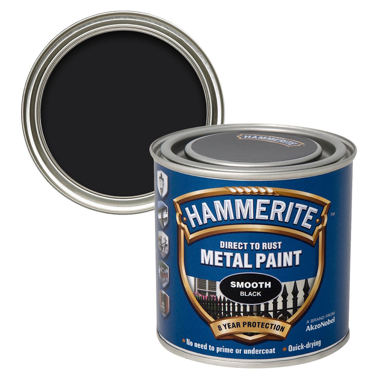 Hammerite Smooth Black 250ml