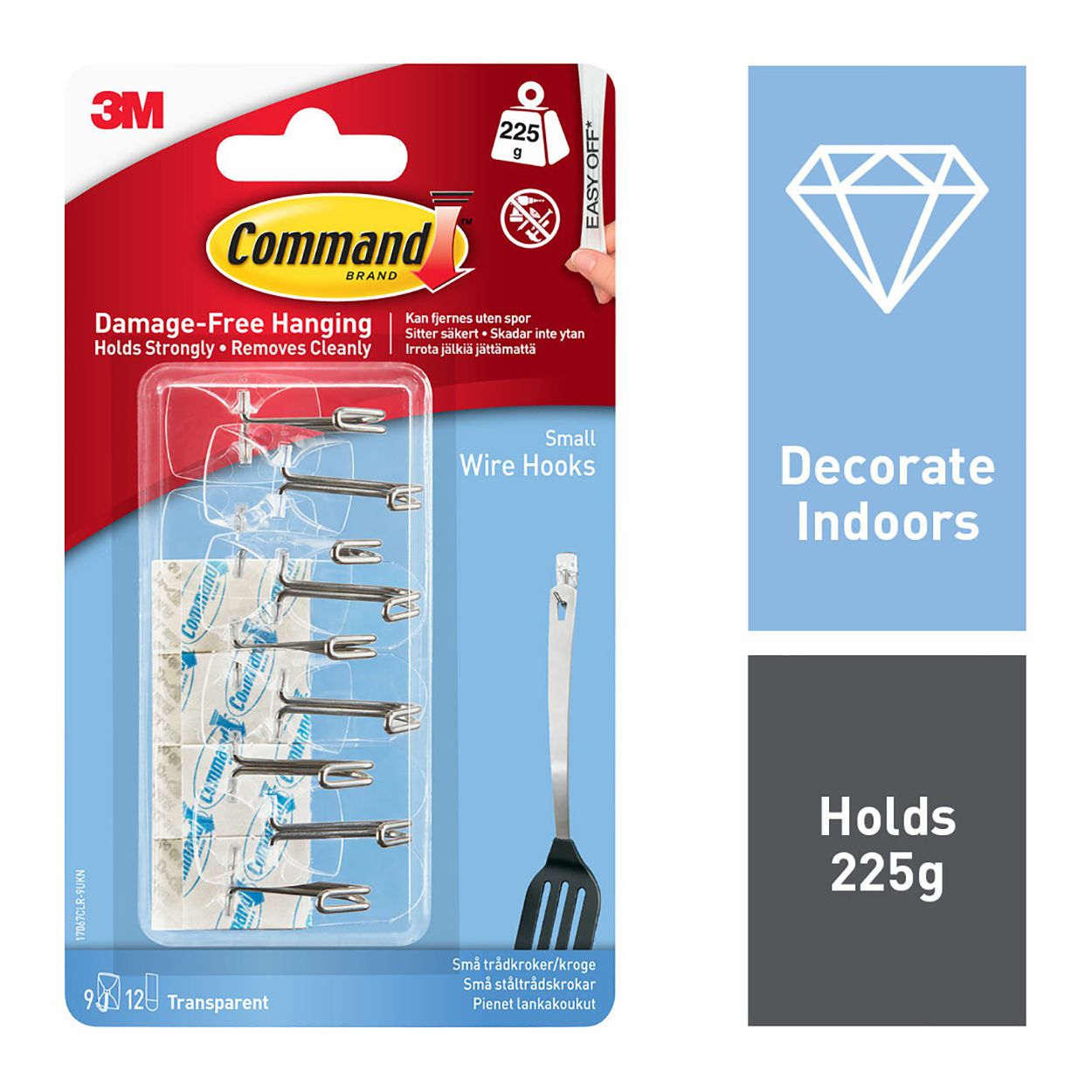 Command Clear Small Wire Hooks