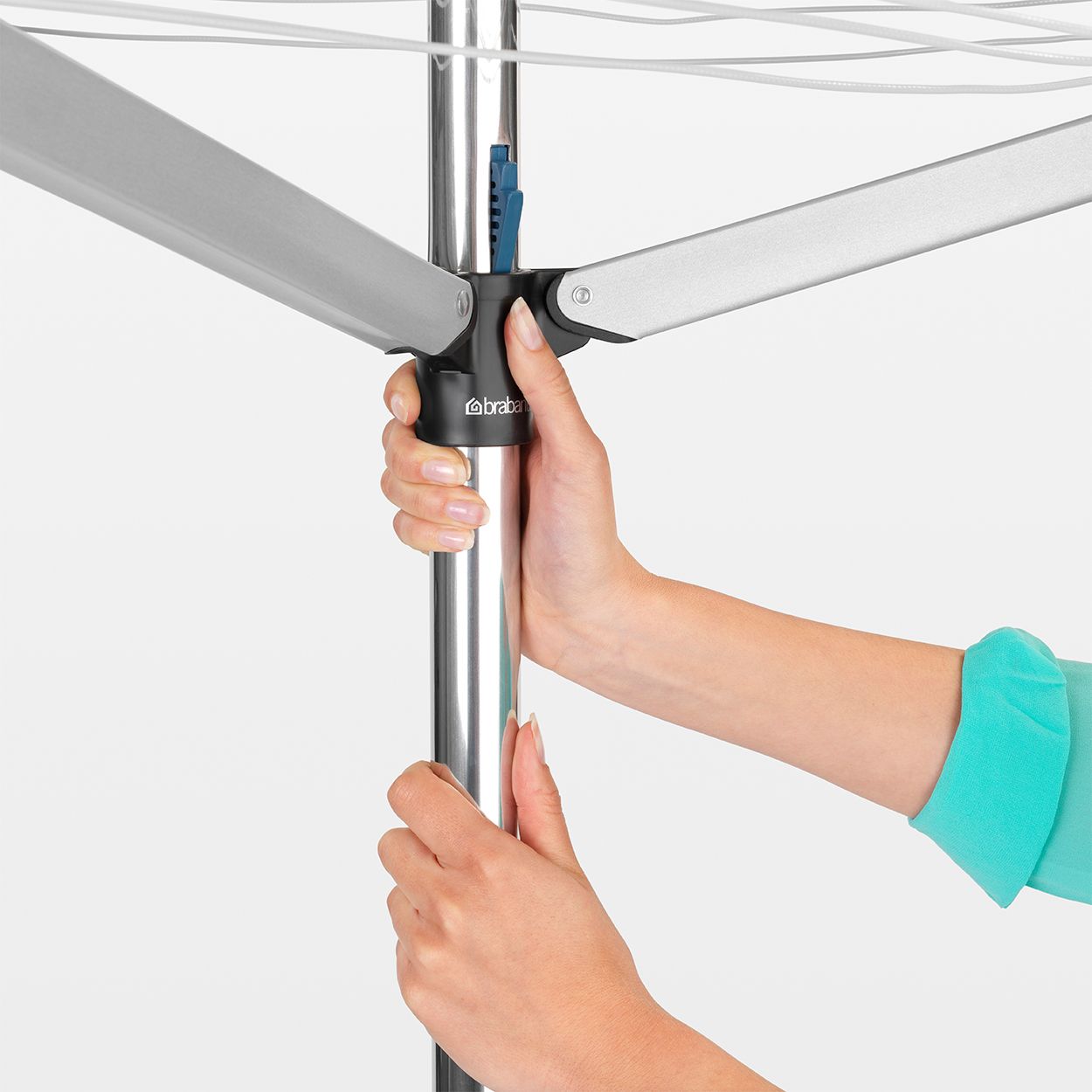 Brabantia Essential 30m Rotary Line, with ground tube
