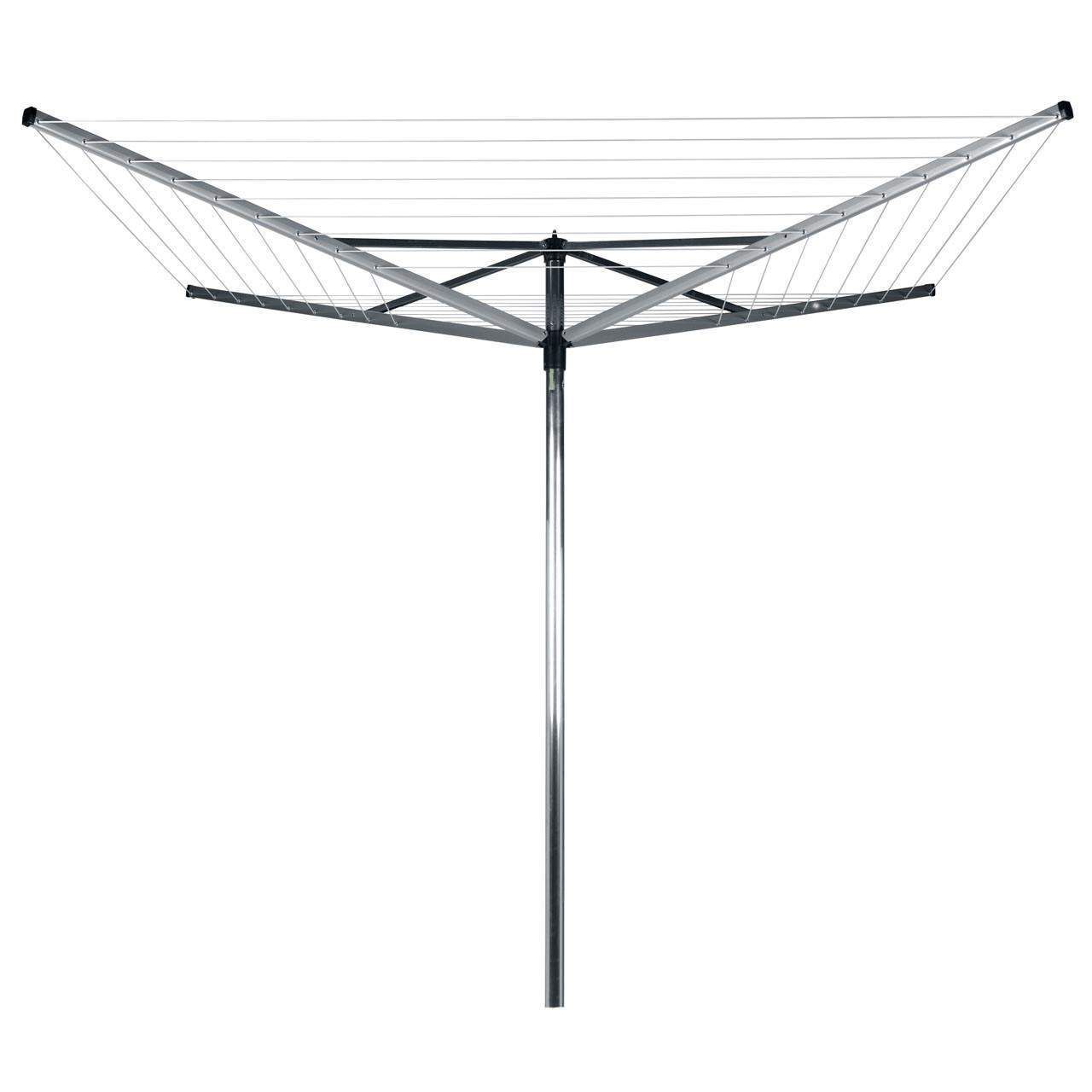 Brabantia 50m 4 arm Topspinner Rotary with Soil Spear