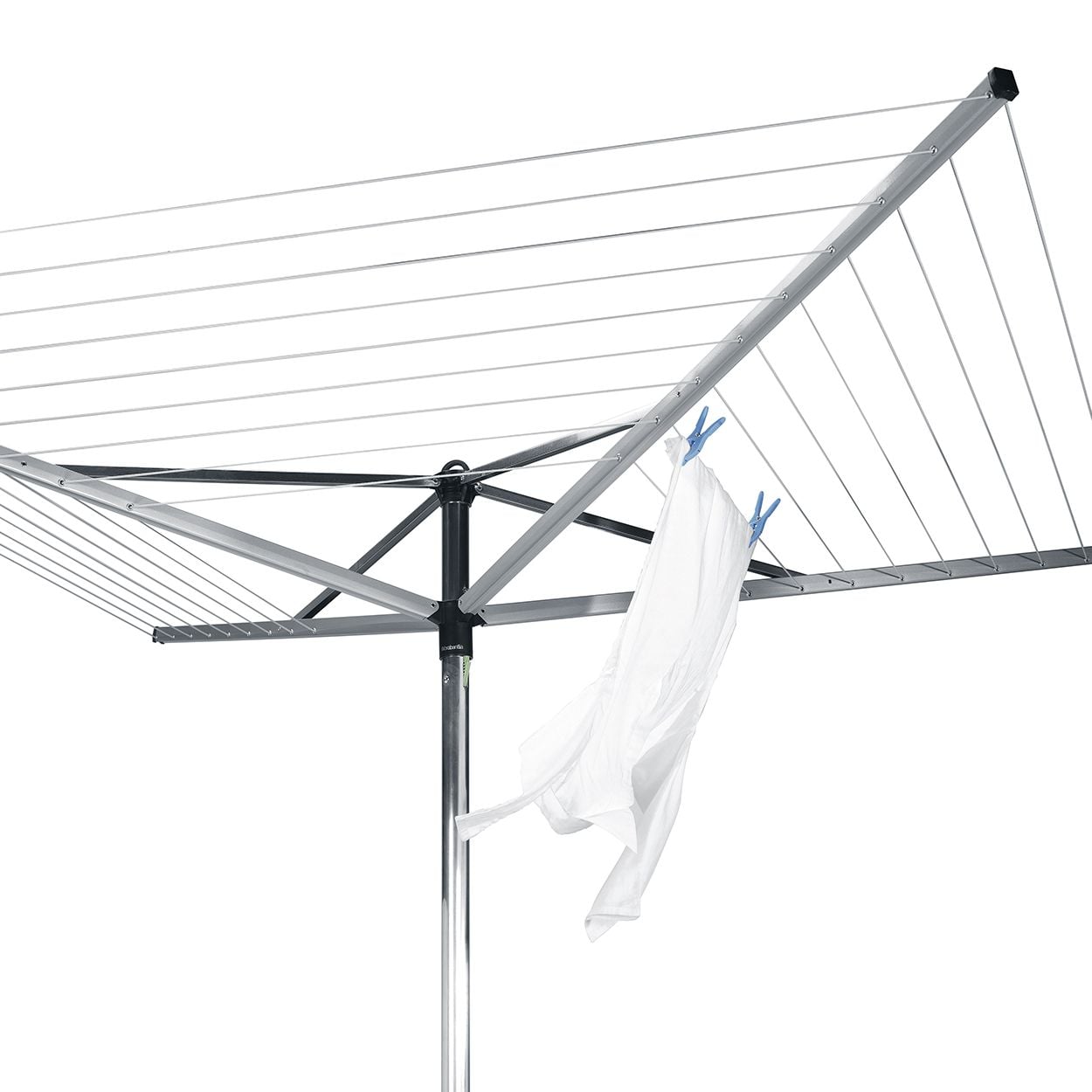 Brabantia 50m 4 arm Topspinner Rotary with Soil Spear
