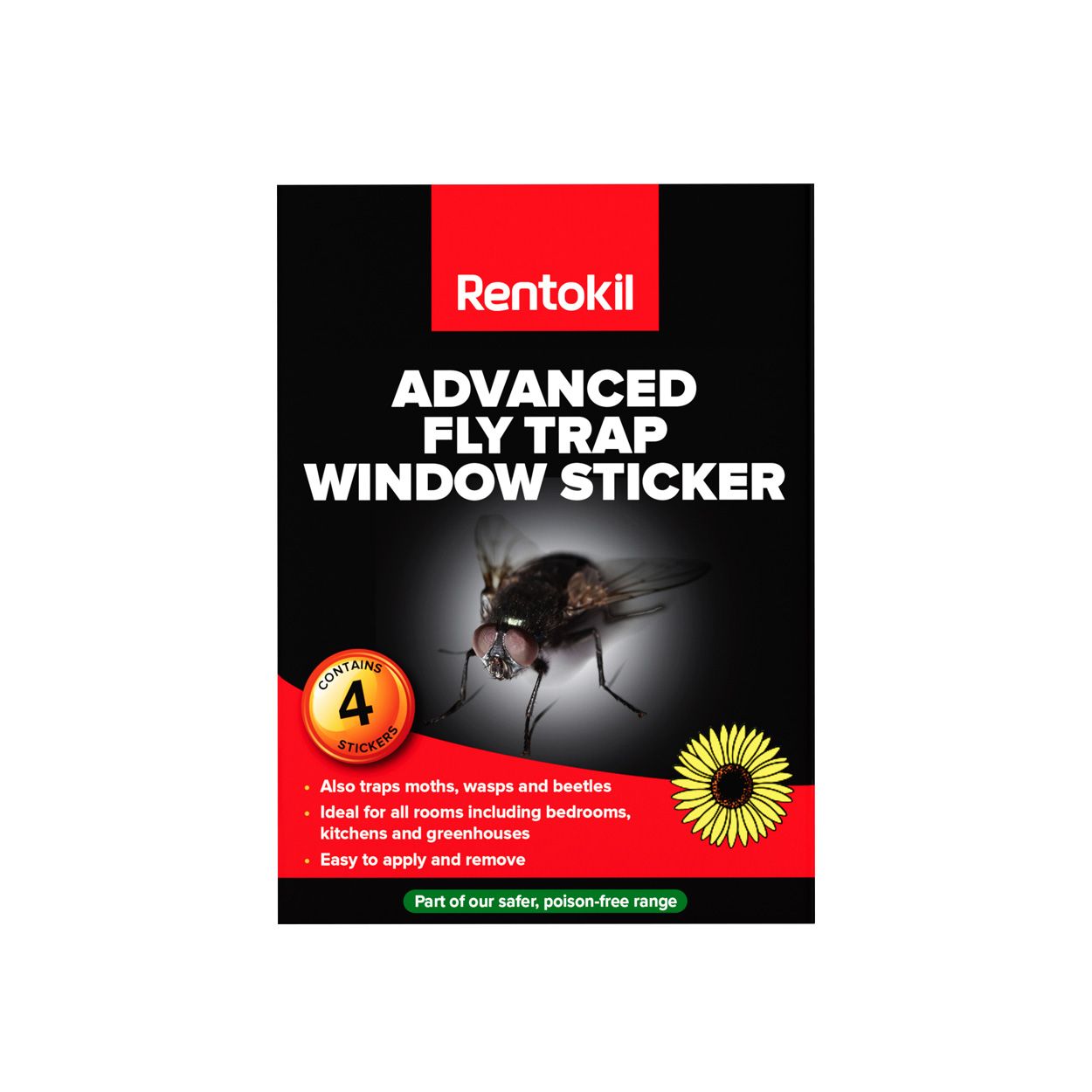 Rentokil Advanced Fly Trap Window Sticker