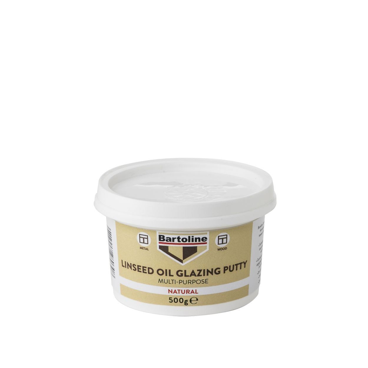 Bartoline 500gram Linseed Oil Putty Natural