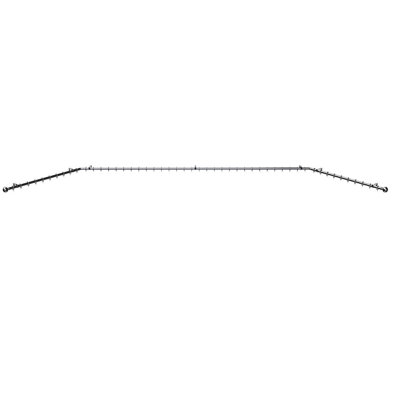 Woodies 28mm Baypole 500cm Chrome