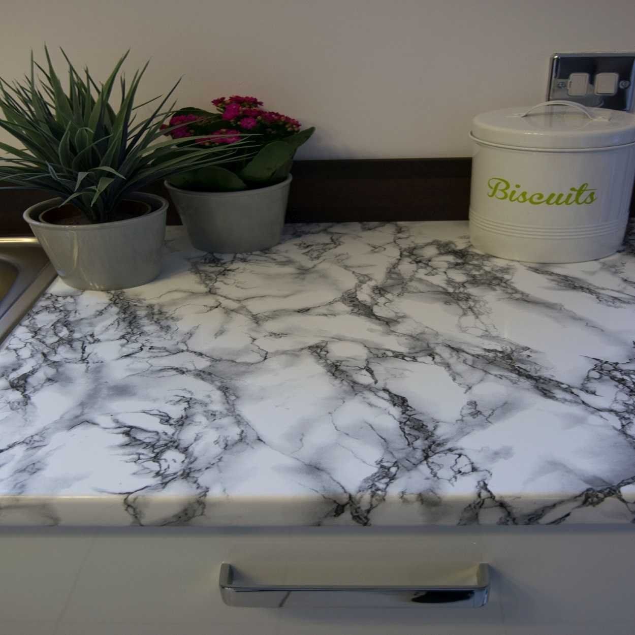 Dc Fix Self Adhesive Film 2mx45cm Marble White