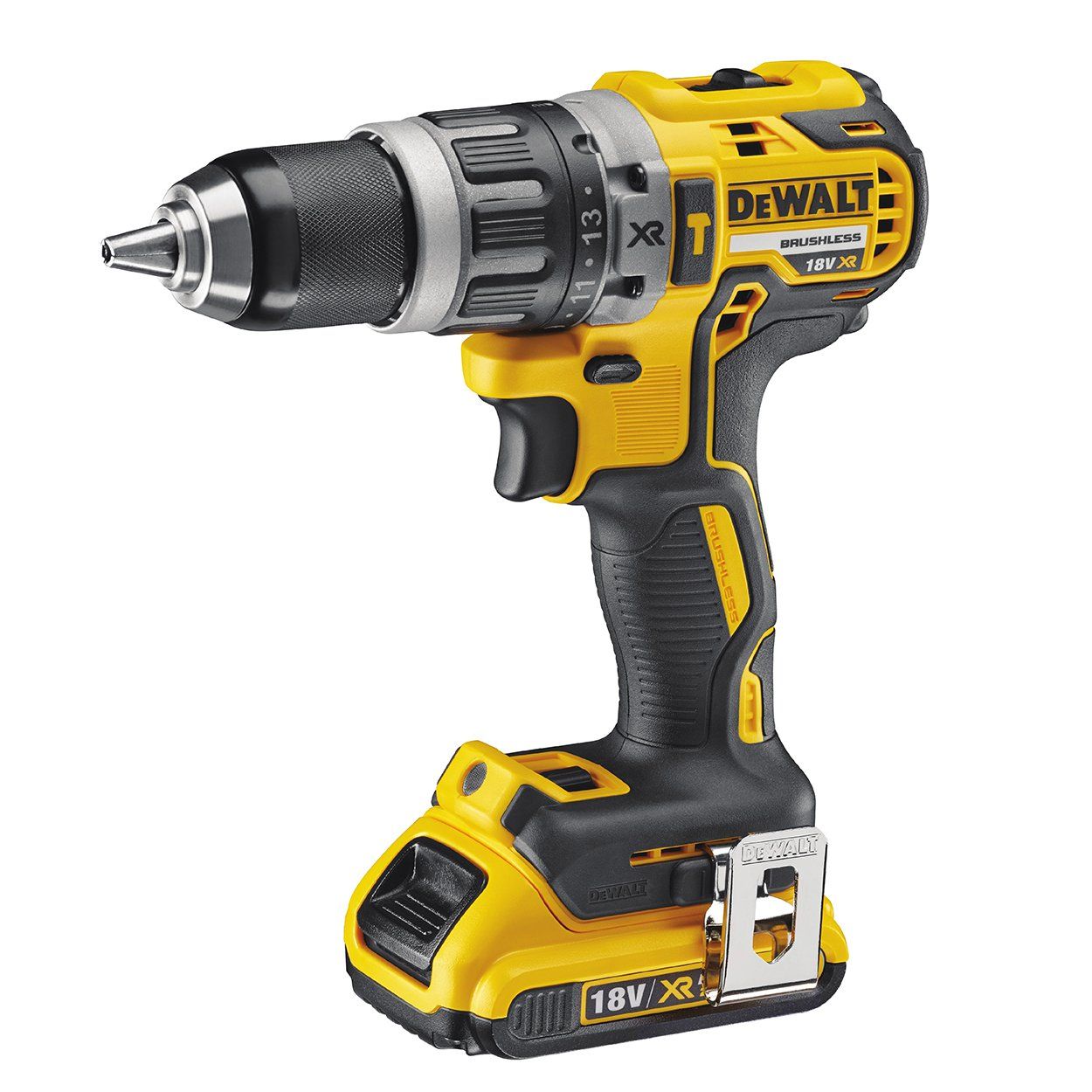 DEWALT 18V XR Li-Ion Brushless Hammer Drill Driver