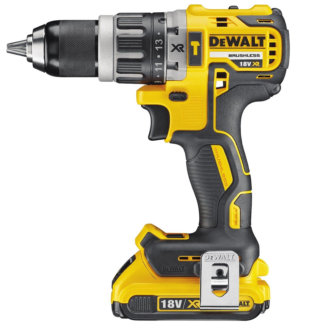 DEWALT 18V XR Li-Ion Brushless Hammer Drill Driver
