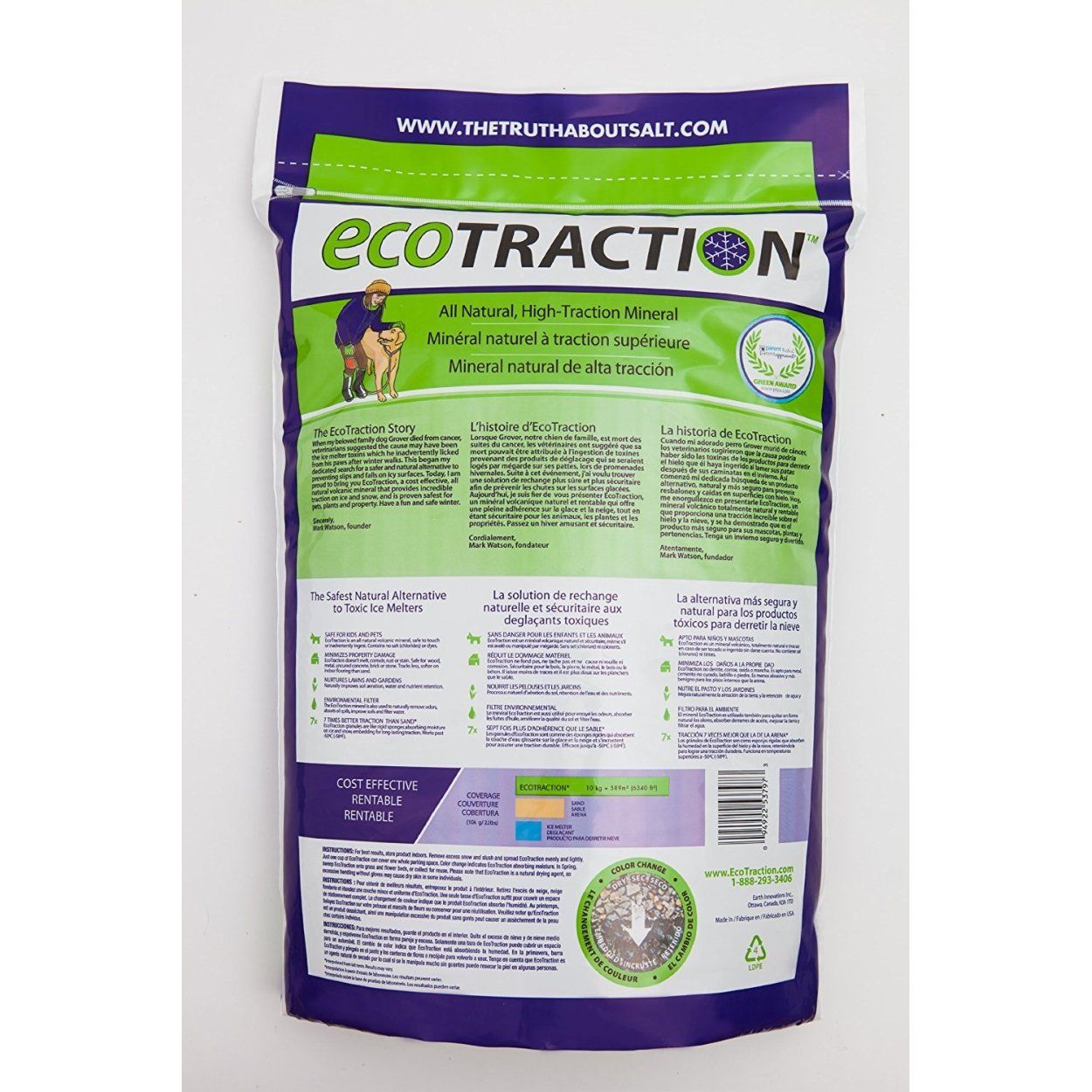 EcoTraction All-Natural Volcanic Mineral Ice Gripper