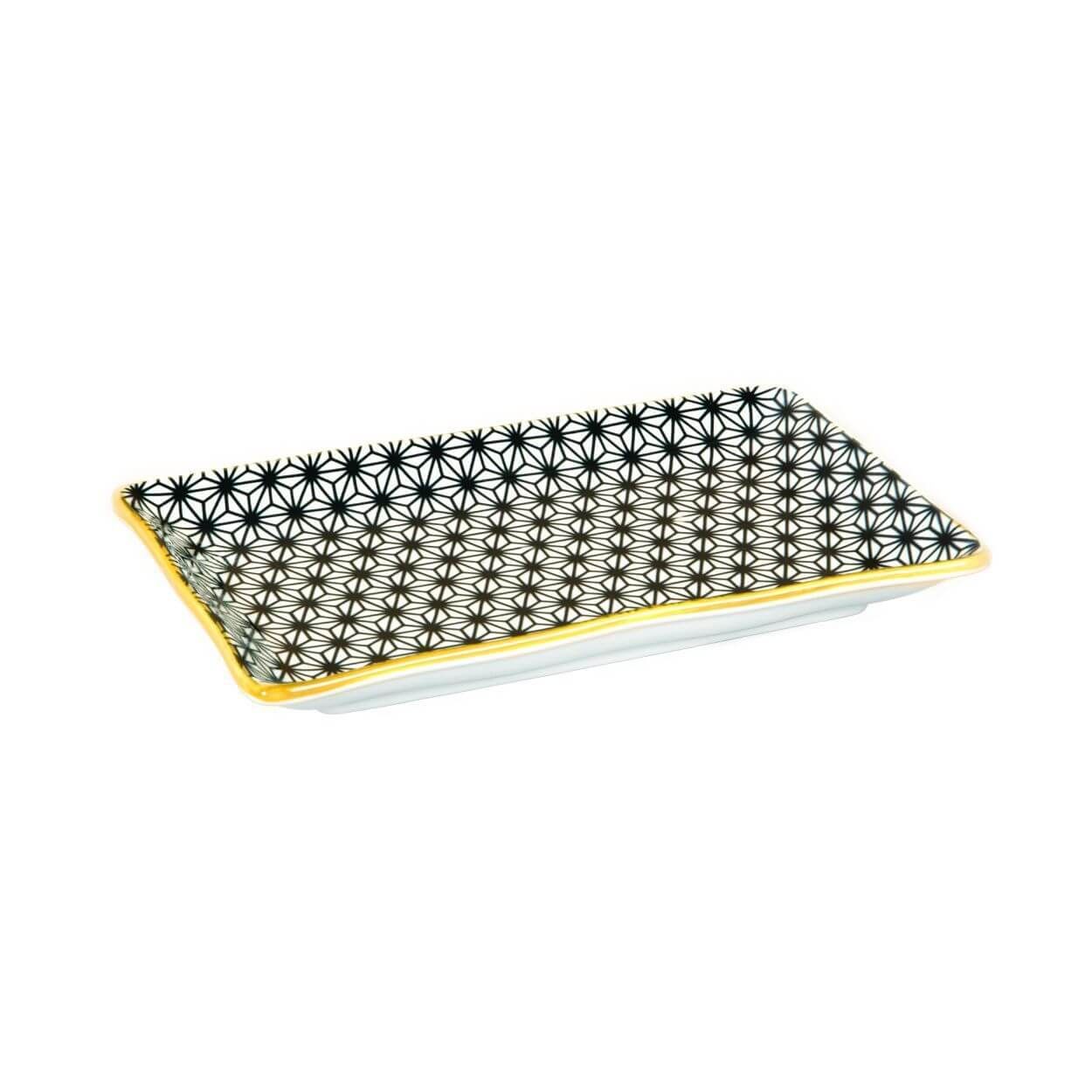 Geo Black Platter