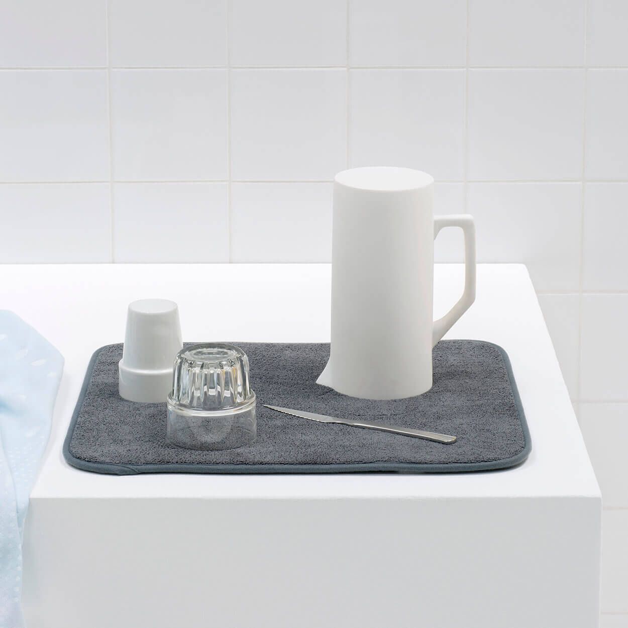 Brabantia Microfibre Dish Drying Mat Dark Grey