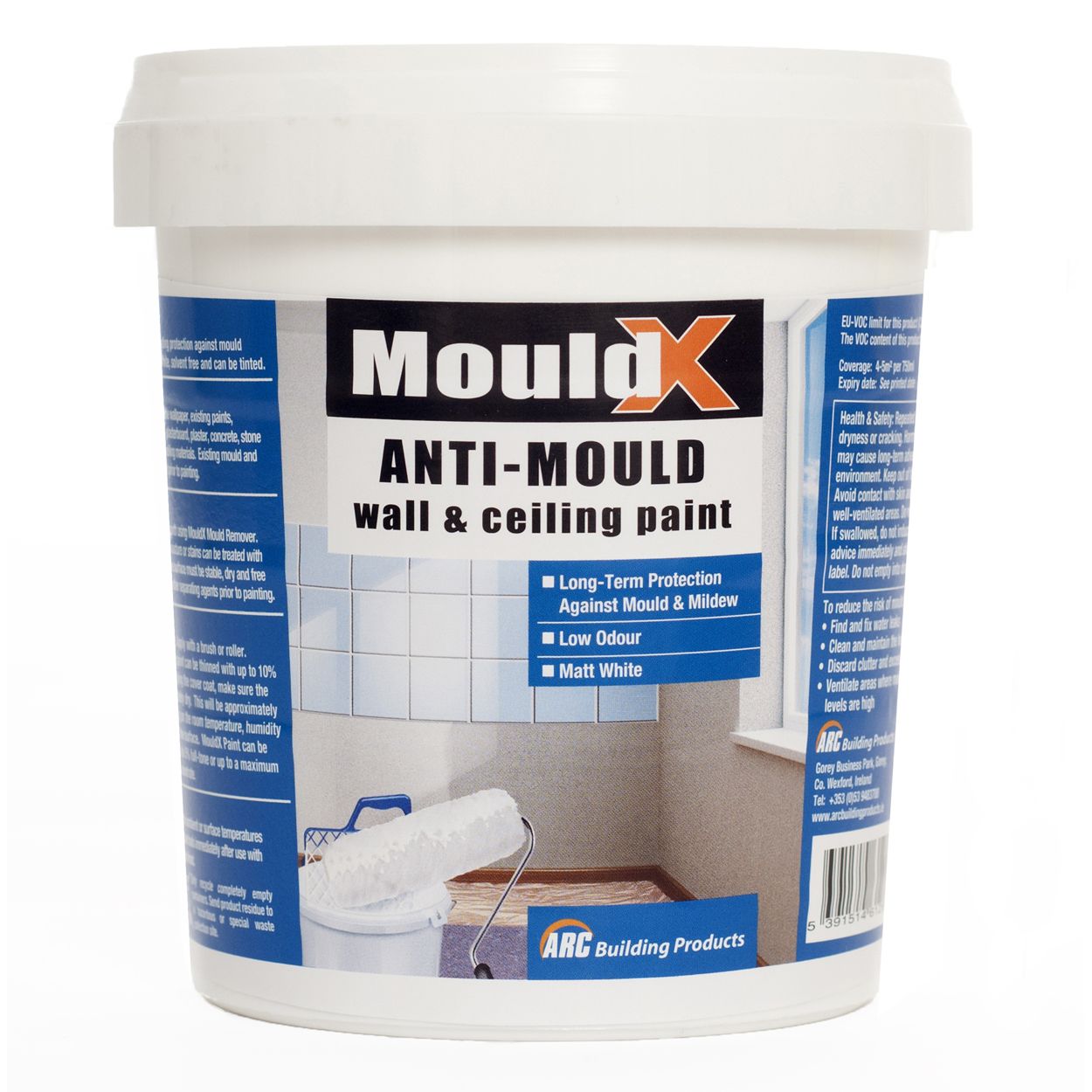 Mouldx 750ml Anti-Mould Paint - White