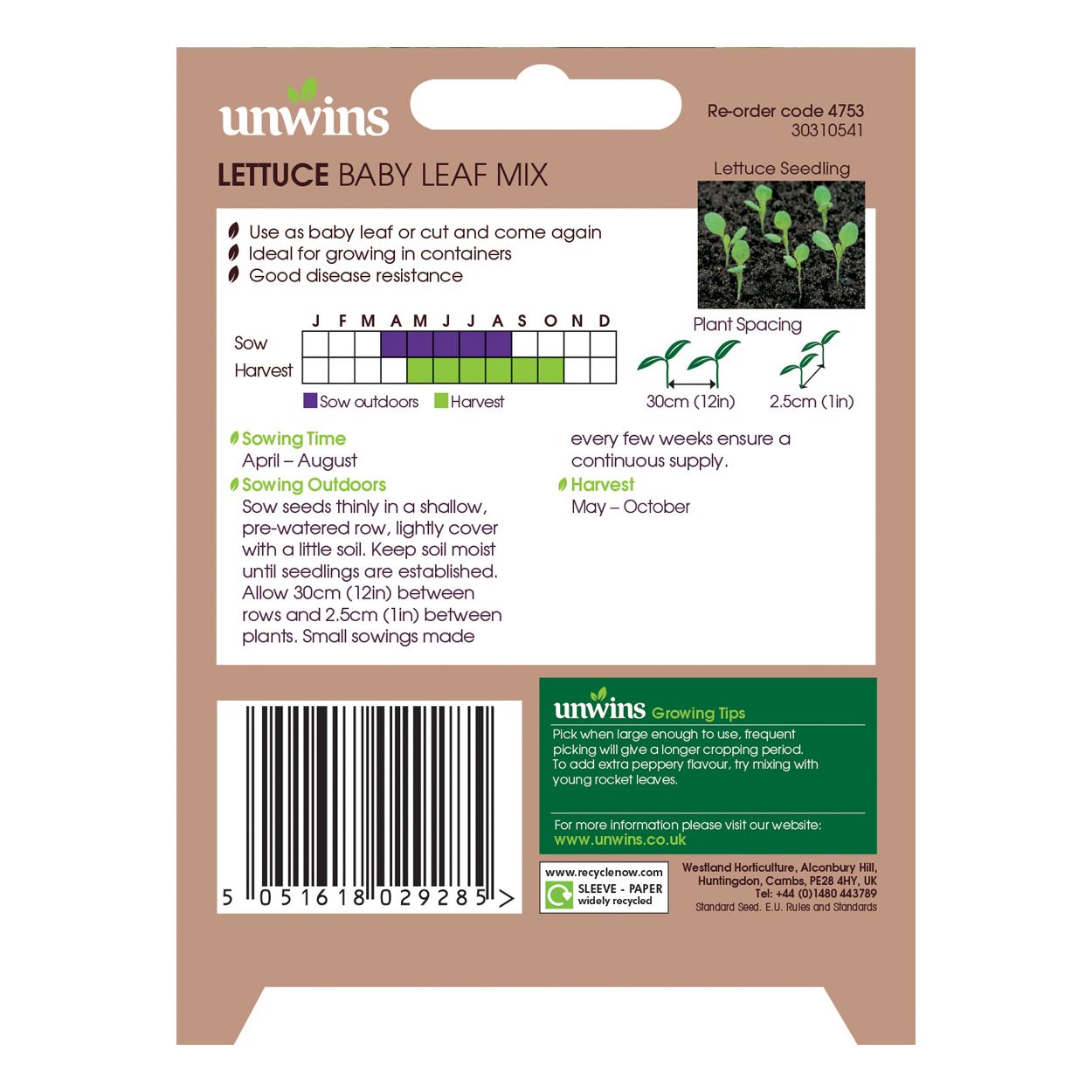 Lettuce Baby Leaf Mix