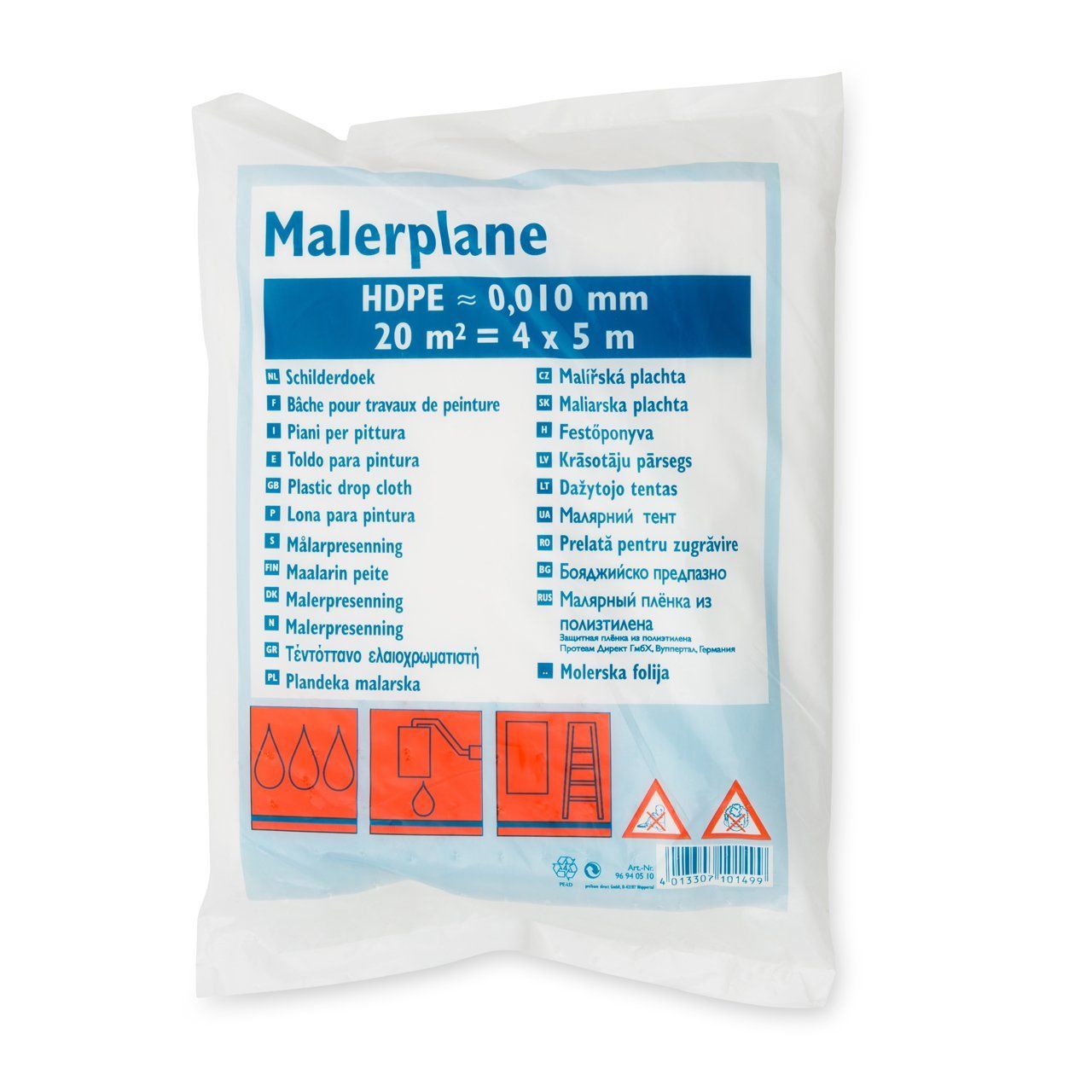 Mark 4x5m Plastic Dust Sheet