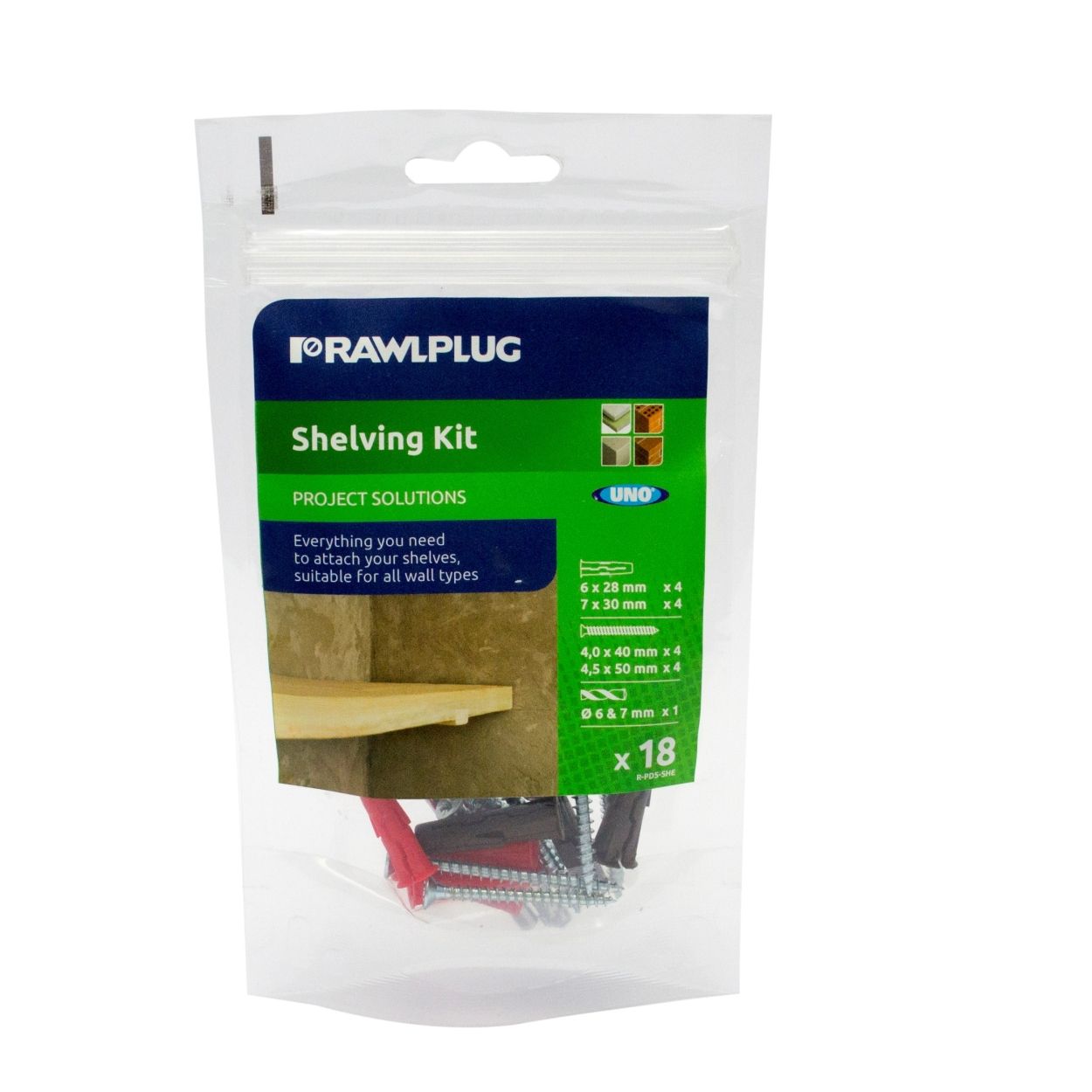 Rawlplug Shelving Kit
