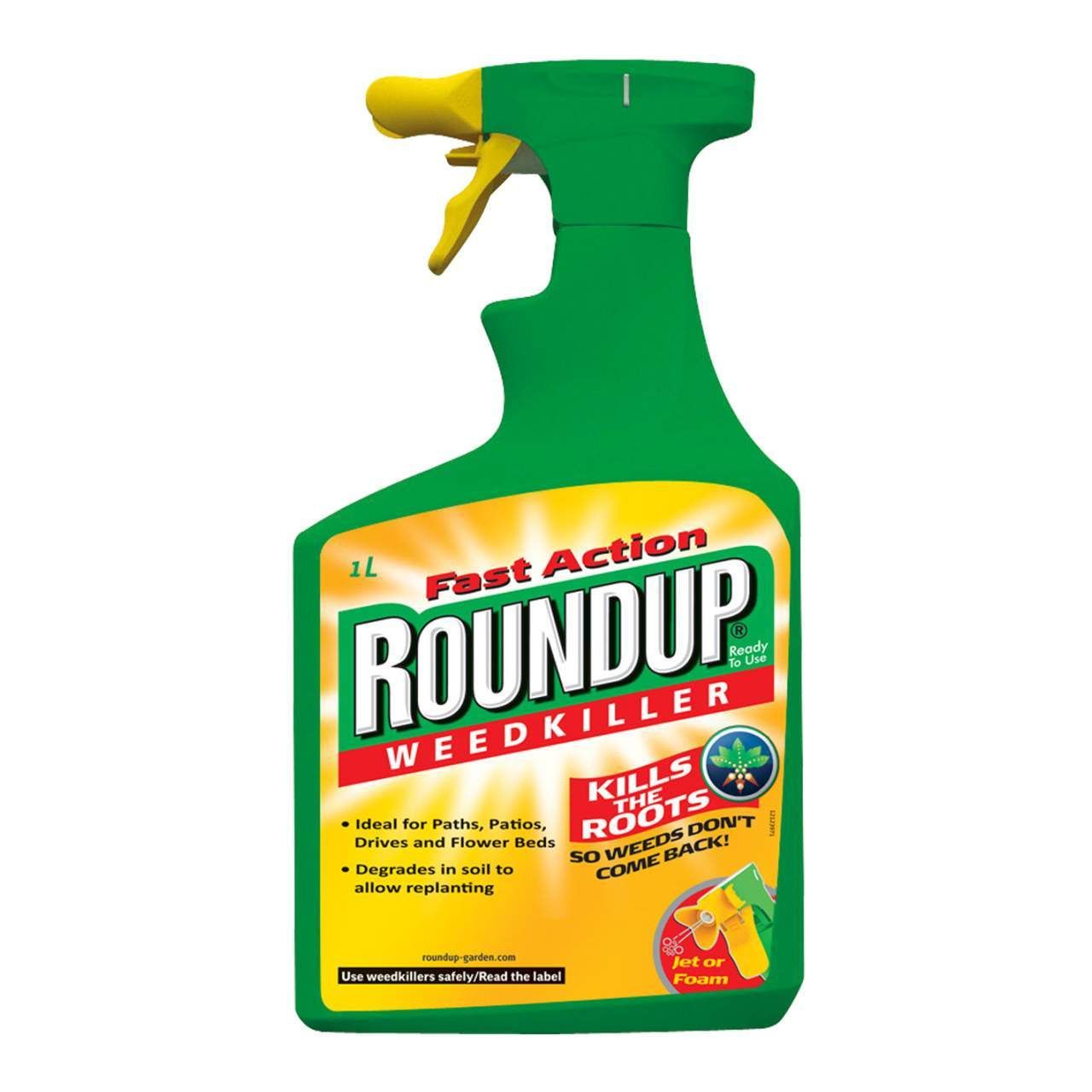 Roundup 1 Litre Weedkiller RTU Gun