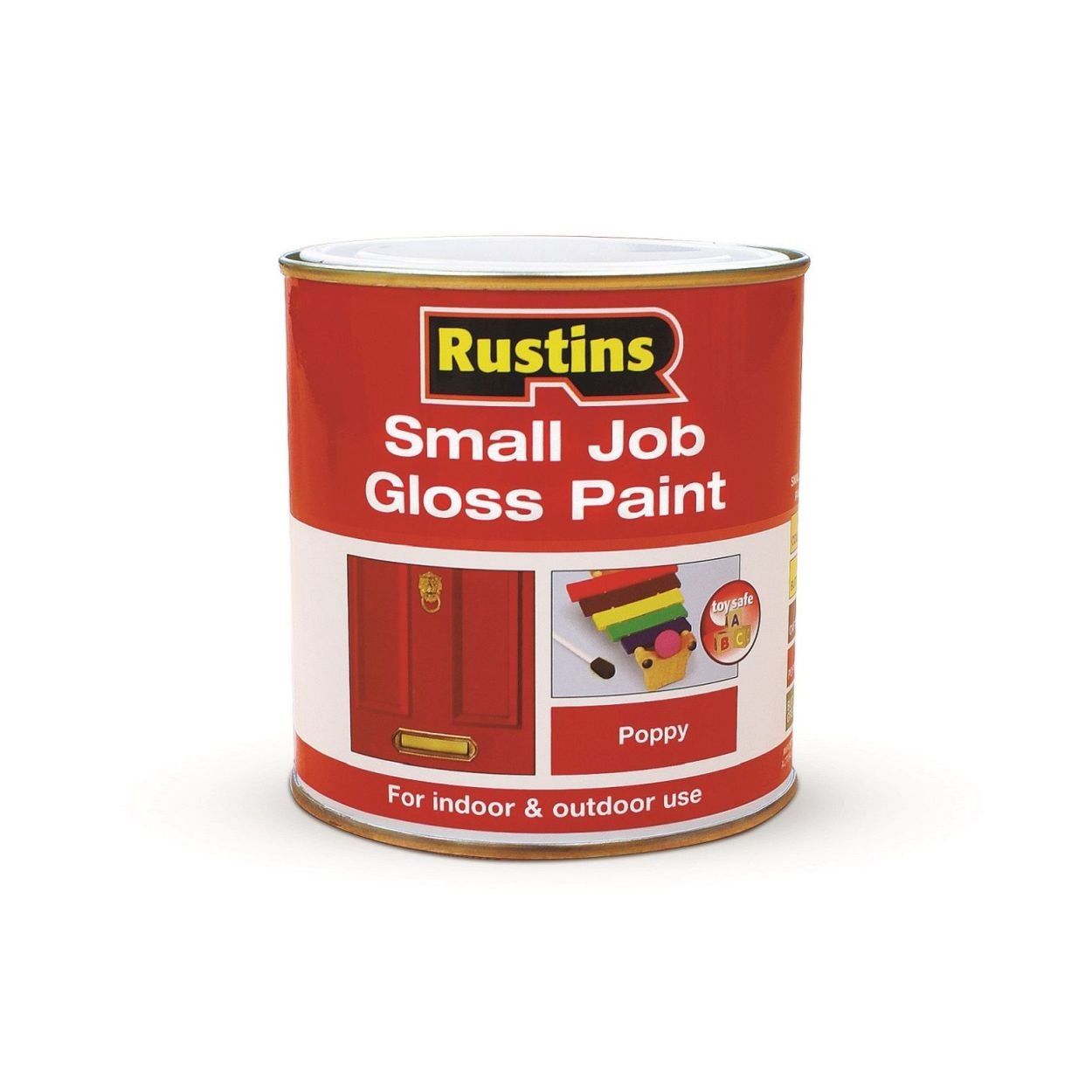 Rustins Small Job Paint Poppy 250ml