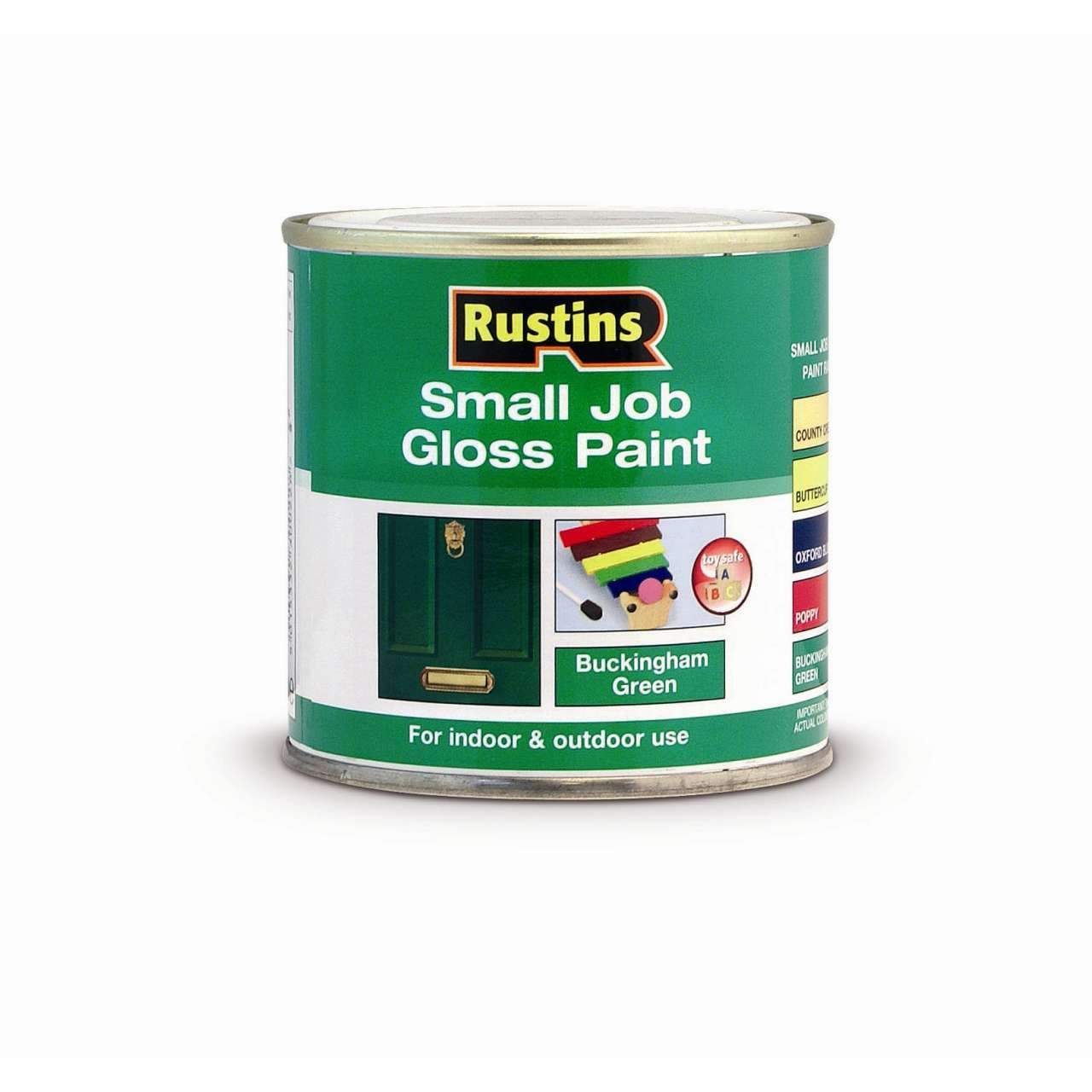 Rustins Small Job Paint Buckingham Green 250ml