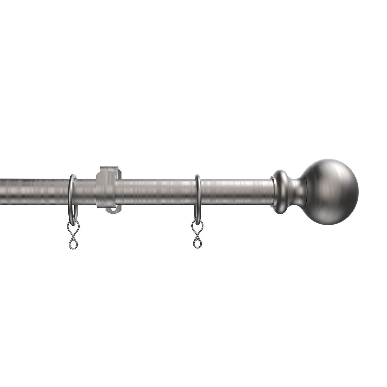 Woodies 16 19mm Extendable Pole 120-210cm Satin Steel