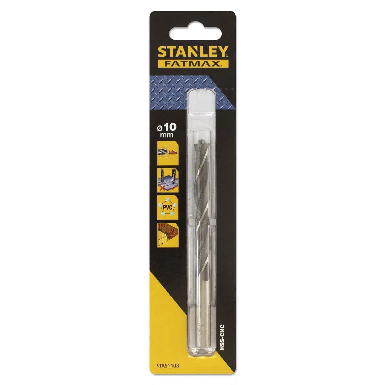 Stanley 10mm Metal Precision Drill Bit