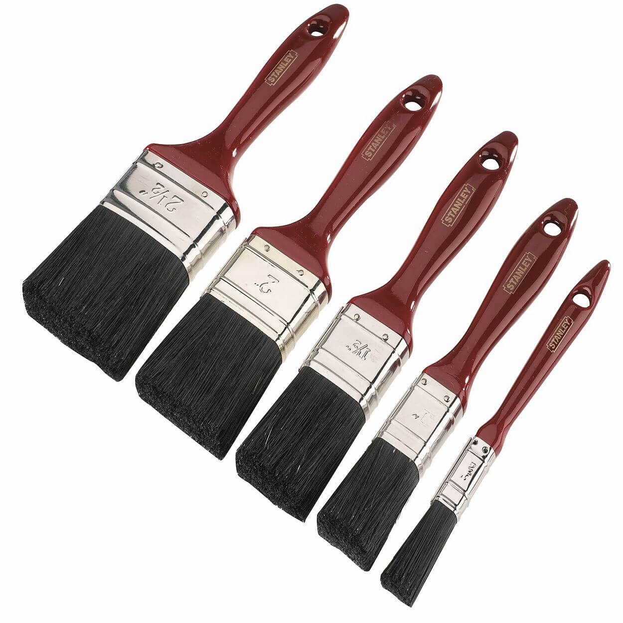Stanley 5 Piece Decor Paint Brush Set