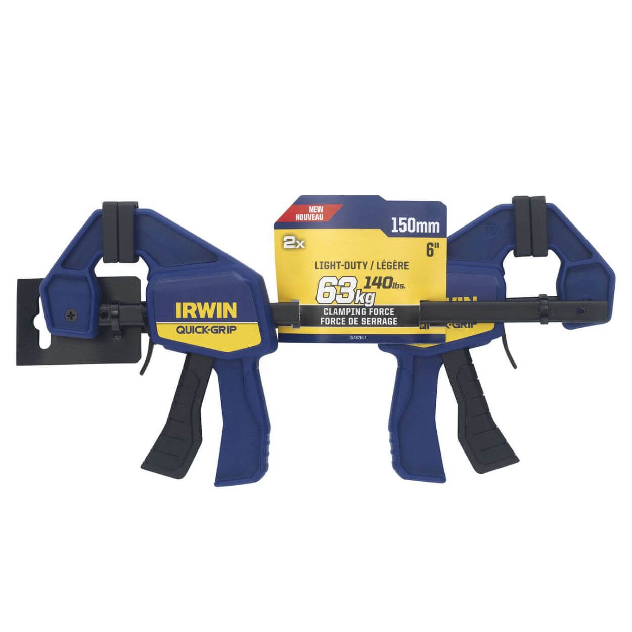 Irwin 150mm (6") Mini One-Handed Bar Clamps - 2 Piece