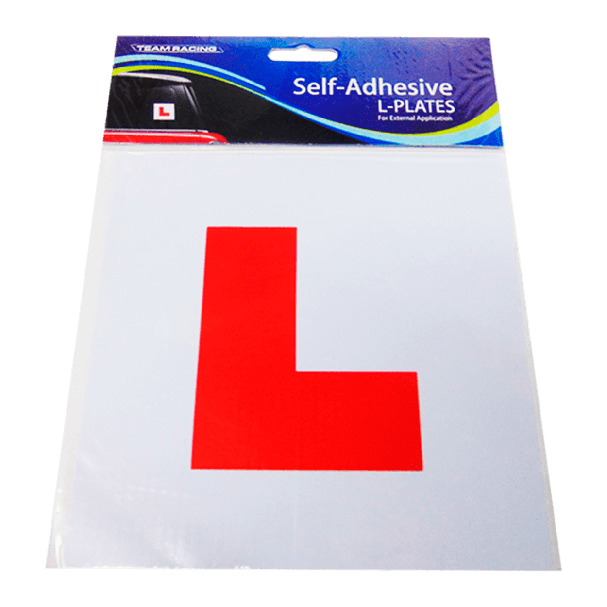 Team Racing Self Adhesive L Plates