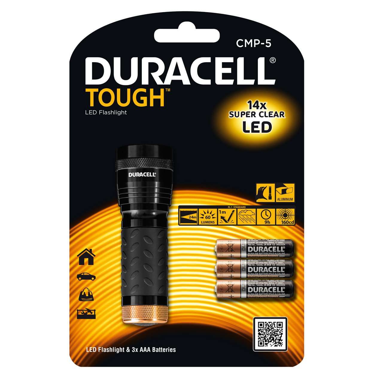 Duracell Tough Led Flashlight (Tedcmp-5)
