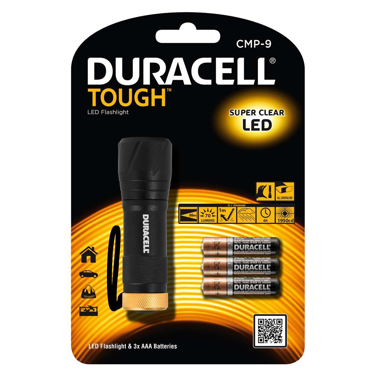 Duracell Tough Led Flashlight (Tedcmp-9)
