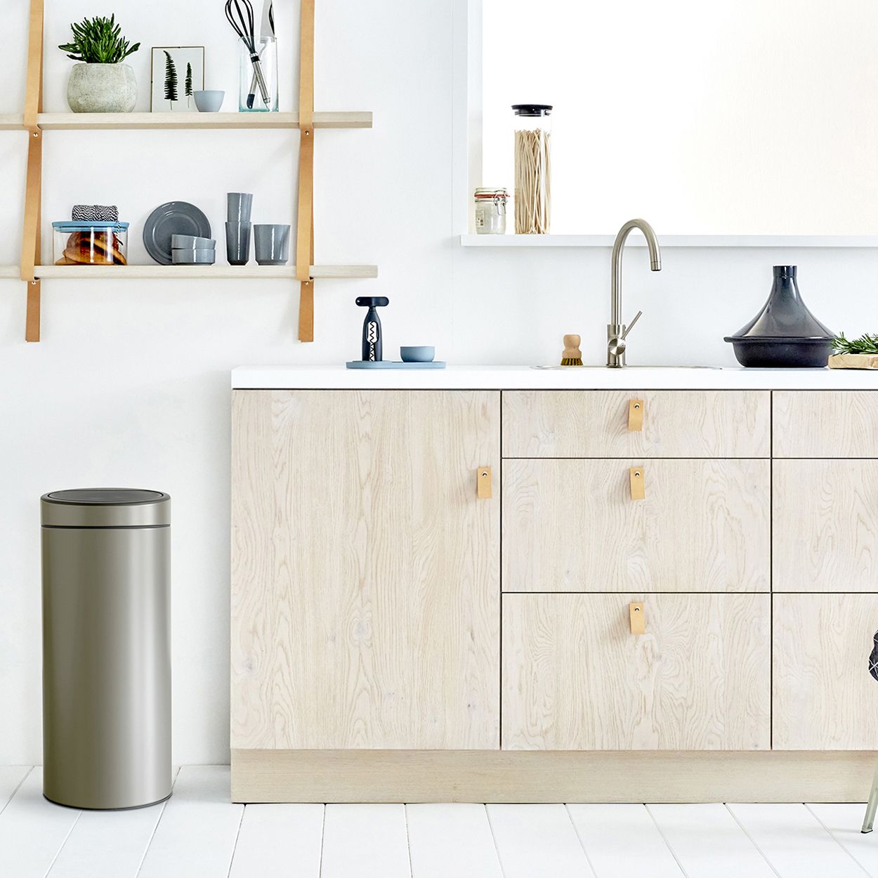 Brabantia Touch Bin 30 Litre Platinum - Special Order Item