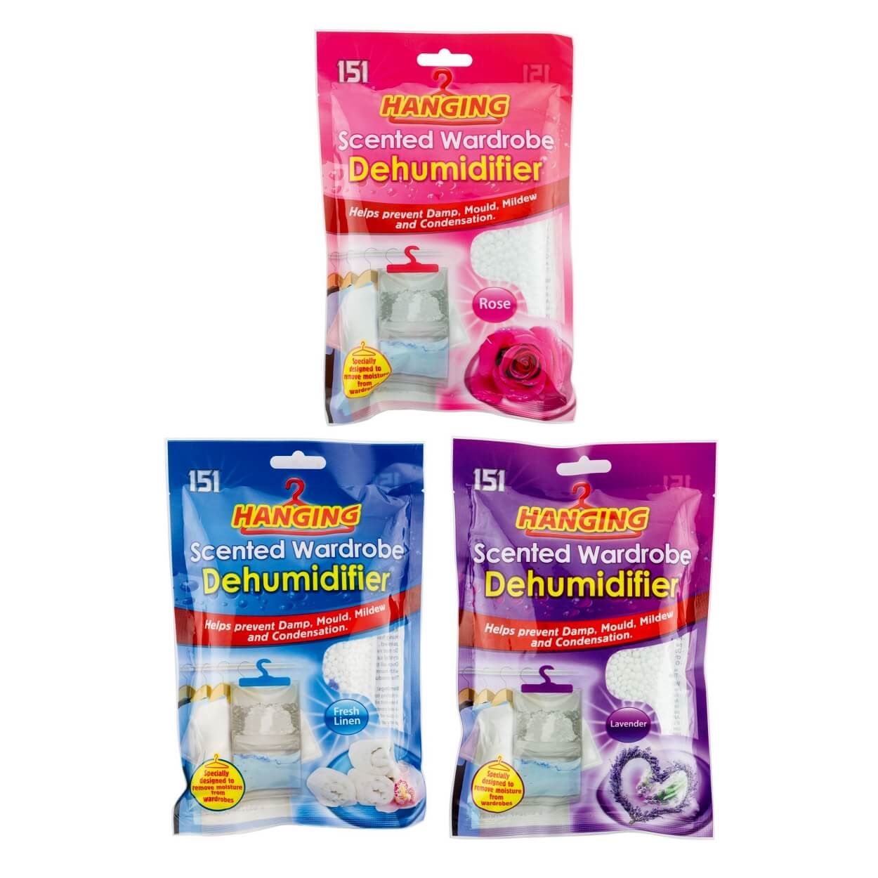 151 Scented Hanging Wardrobe Dehumidifier