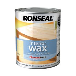Ronseal Trade Quick Dry Interior Varnish Satin Dark Oak 750ml - Screwfix