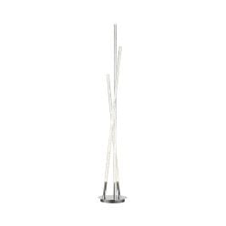 Led Bubble Rods Floor Lamp Chrome Woodie s