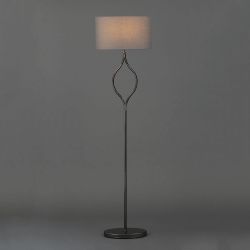 Split Stem Floor Lamp Black