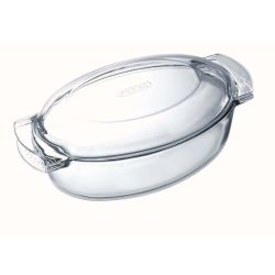 Ovenproof dish with clearance lid