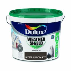 Dulux Weathershield Smooth Masonry Bitter Chocolate 10L