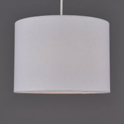 25cm Drum White Shade