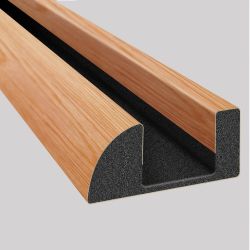 Exitex Superior Under Door Draught Excluder - Wood Grain