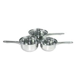 Kitchen Classics 3-Piece Stainless Steel Cookware