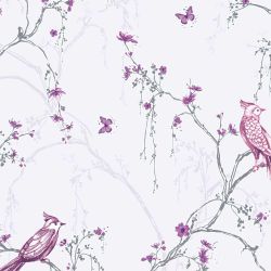 Songbird Lilac Wallpaper