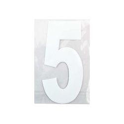 Wheelie Bin Sticker Number 5 - 210 x 250mm