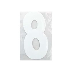 Wheelie Bin Sticker Number 8 - 210 x 250mm