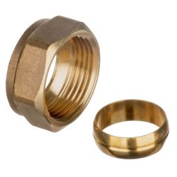 Compression Fittings - 3/4" Nut and olive