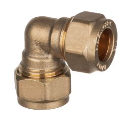 Metric Compression Fittings - 3/4" x 22mm  Metric x Imperial Elbow 315